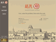 Tablet Screenshot of ais.pl